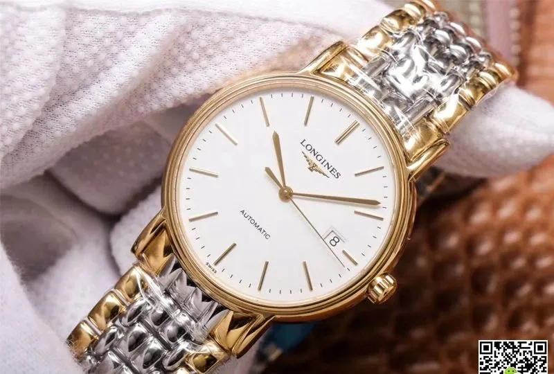 Longines Presence L4.921.2.12.7 RM Factory 1:1 Best Edition Replica Watch Gold Bezel
